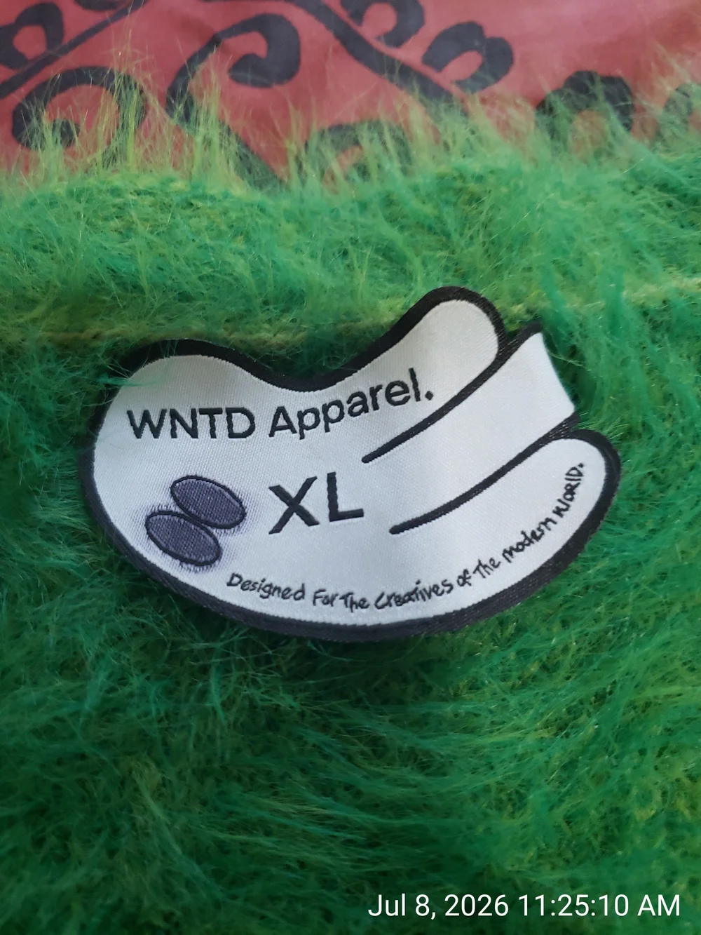 WNTD Apparel Fuzzy Green Cardigan